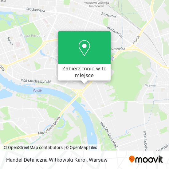 Mapa Handel Detaliczna Witkowski Karol