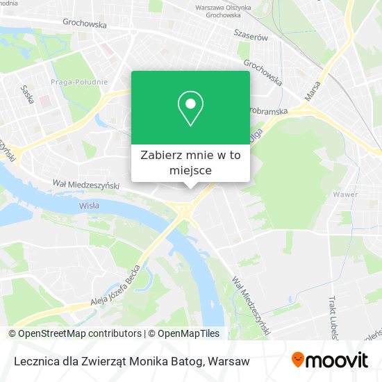 Mapa Lecznica dla Zwierząt Monika Batog