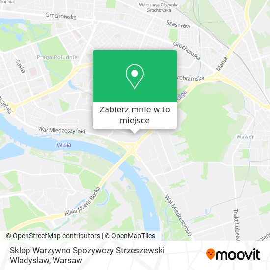 Mapa Sklep Warzywno Spozywczy Strzeszewski Wladyslaw