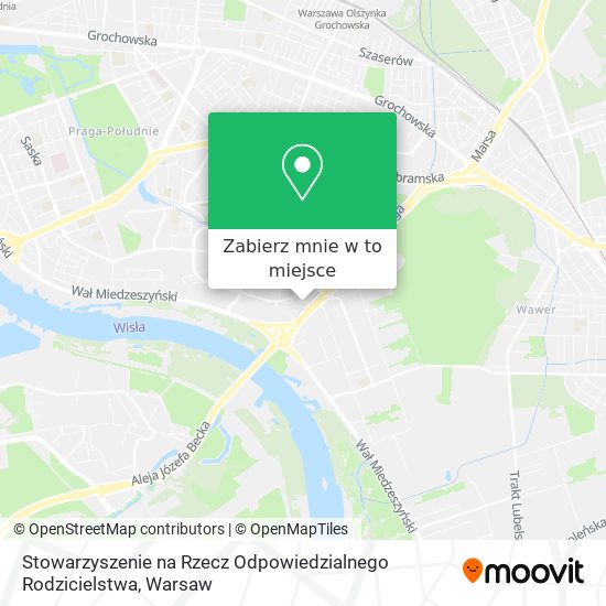 Mapa Stowarzyszenie na Rzecz Odpowiedzialnego Rodzicielstwa