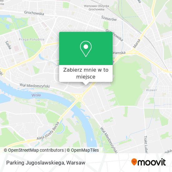 Mapa Parking Jugoslawskiega