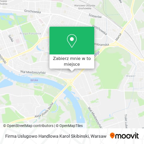 Mapa Firma Uslugowo Handlowa Karol Skibinski