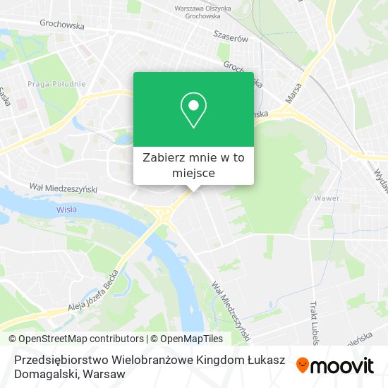 Mapa Przedsiębiorstwo Wielobranżowe Kingdom Łukasz Domagalski