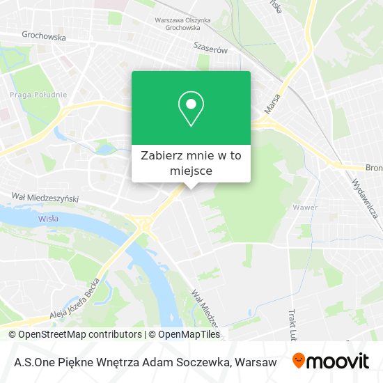 Mapa A.S.One Piękne Wnętrza Adam Soczewka