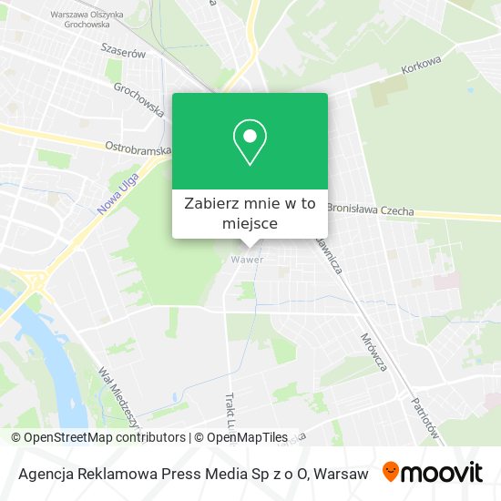 Mapa Agencja Reklamowa Press Media Sp z o O