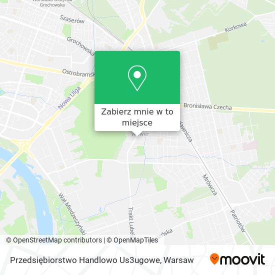 Mapa Przedsiębiorstwo Handlowo Us3ugowe