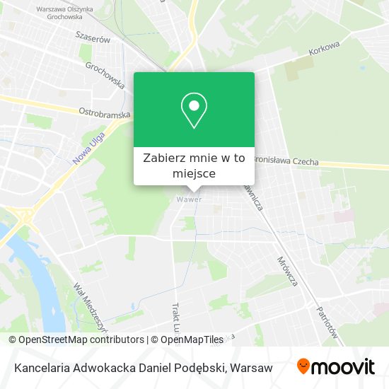 Mapa Kancelaria Adwokacka Daniel Podębski