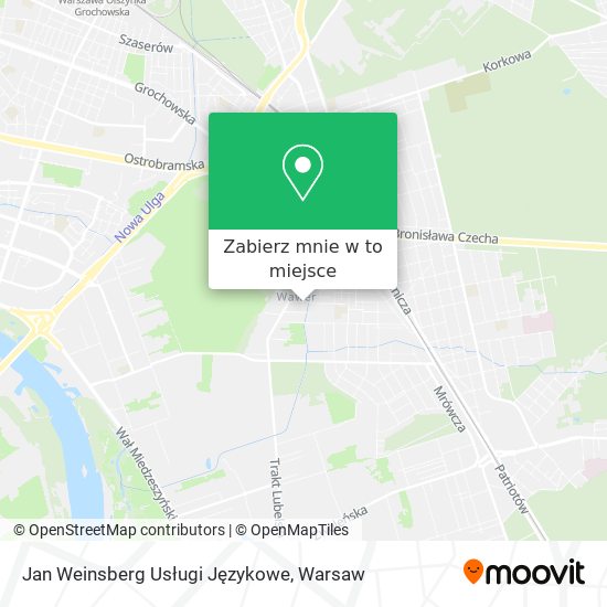 Mapa Jan Weinsberg Usługi Językowe