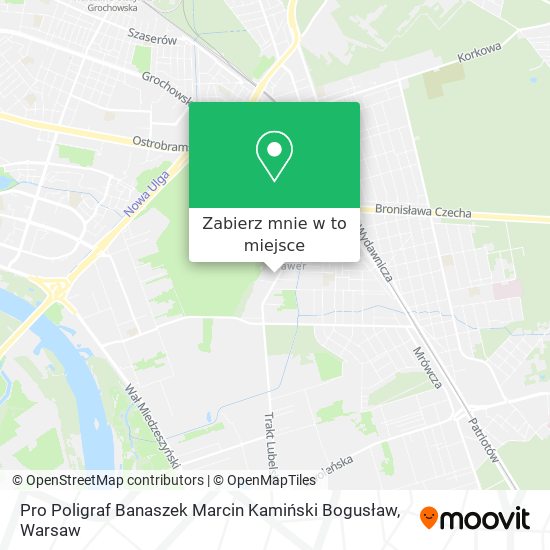 Mapa Pro Poligraf Banaszek Marcin Kamiński Bogusław