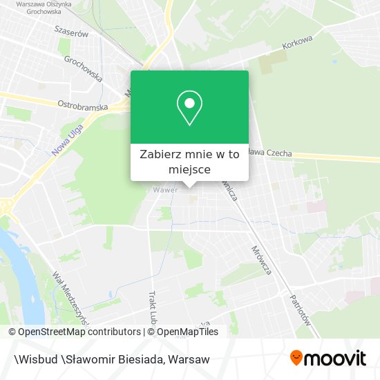 Mapa \Wisbud \Sławomir Biesiada