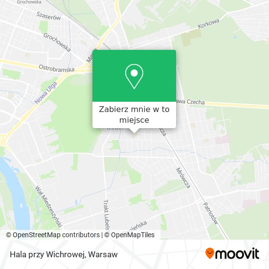 Mapa Hala przy Wichrowej