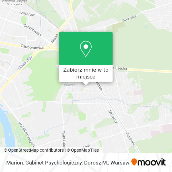 Mapa Marion. Gabinet Psychologiczny. Dorosz M.