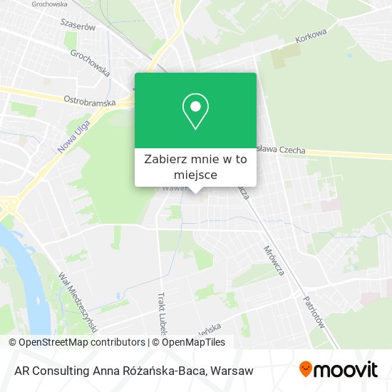 Mapa AR Consulting Anna Różańska-Baca