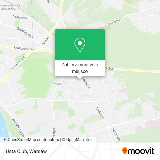 Mapa Usta Club
