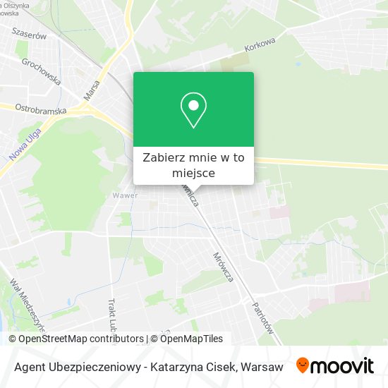 Mapa Agent Ubezpieczeniowy - Katarzyna Cisek