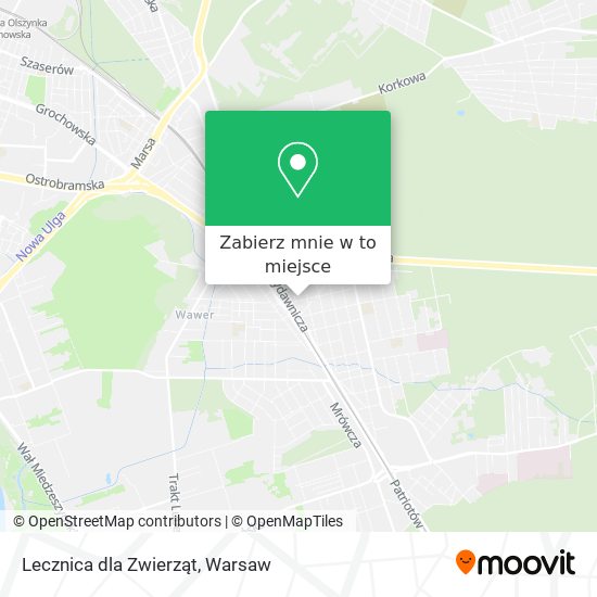 Mapa Lecznica dla Zwierząt