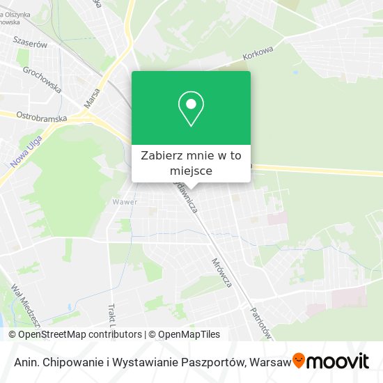 Mapa Anin. Chipowanie i Wystawianie Paszportów