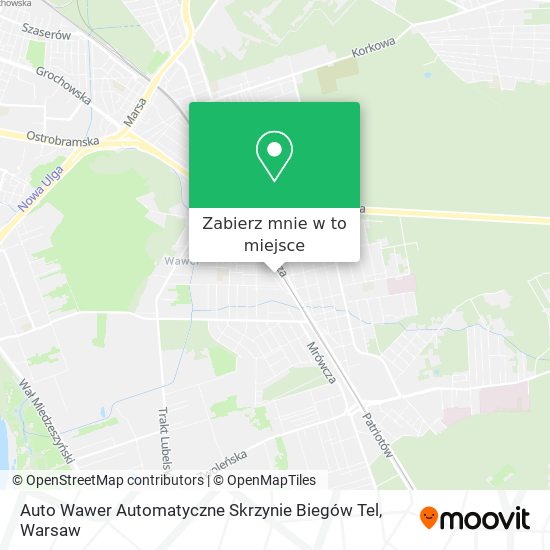 Mapa Auto Wawer Automatyczne Skrzynie Biegów Tel