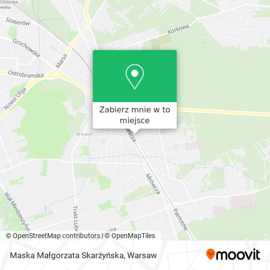 Mapa Maska Małgorzata Skarżyńska