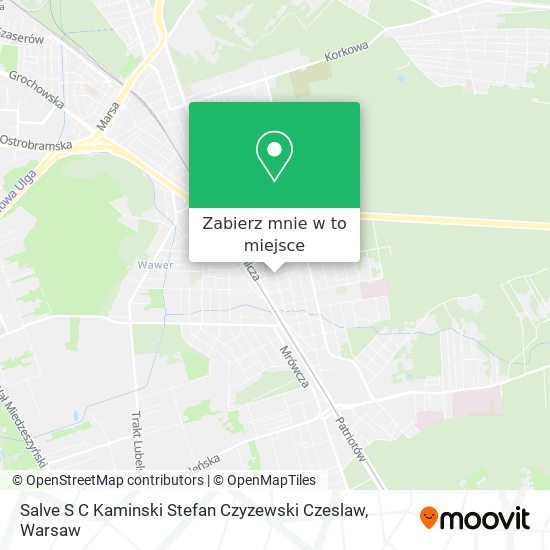 Mapa Salve S C Kaminski Stefan Czyzewski Czeslaw