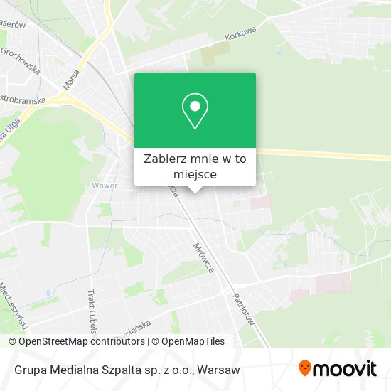 Mapa Grupa Medialna Szpalta sp. z o.o.