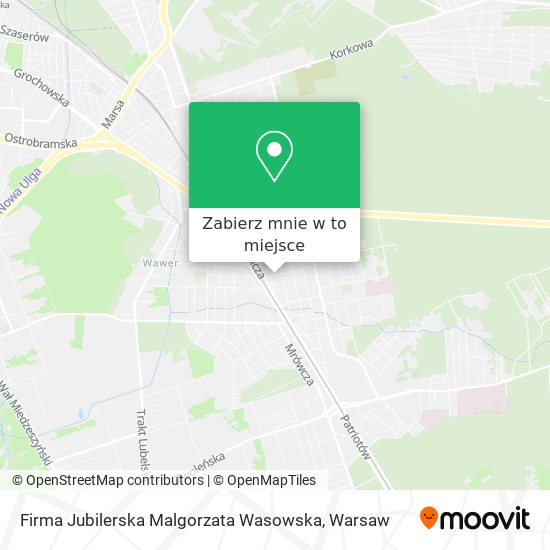 Mapa Firma Jubilerska Malgorzata Wasowska