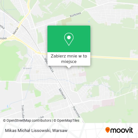 Mapa Mikas Michał Lissowski