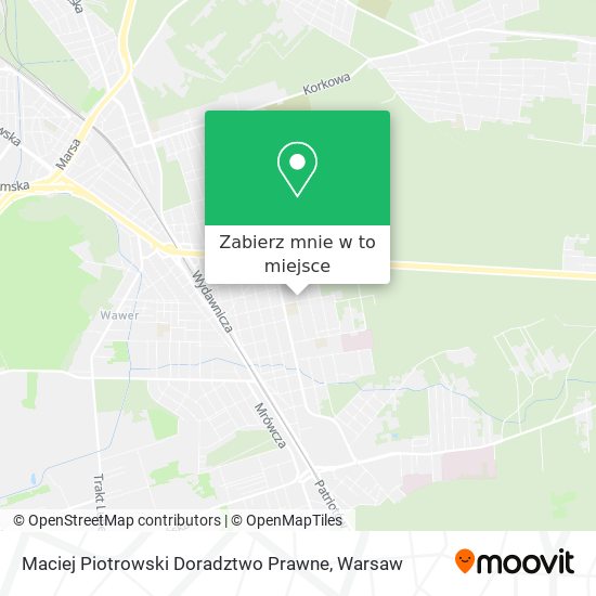 Mapa Maciej Piotrowski Doradztwo Prawne