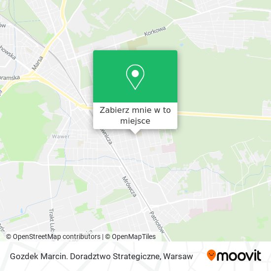 Mapa Gozdek Marcin. Doradztwo Strategiczne