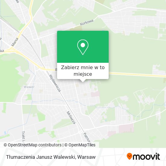 Mapa Tłumaczenia Janusz Walewski