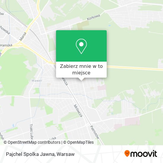 Mapa Pajchel Spolka Jawna