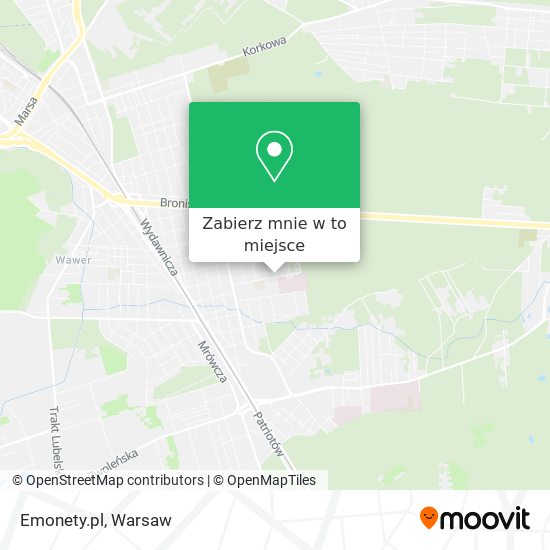 Mapa Emonety.pl