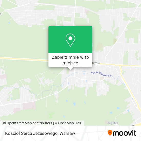 Mapa Kościół Serca Jezusowego