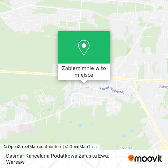 Mapa Dasmar Kancelaria Podatkowa Załuska Ewa