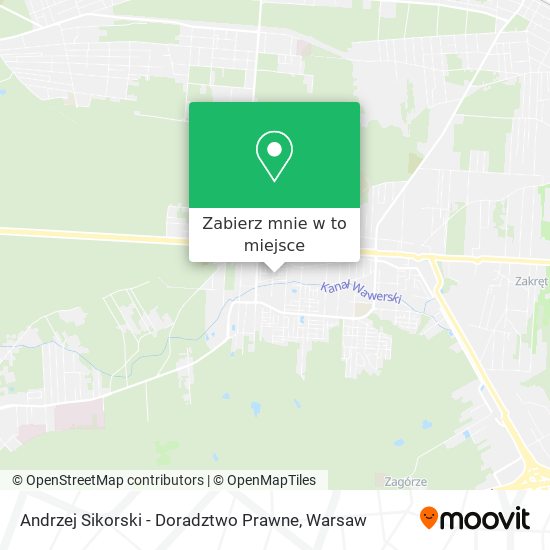 Mapa Andrzej Sikorski - Doradztwo Prawne