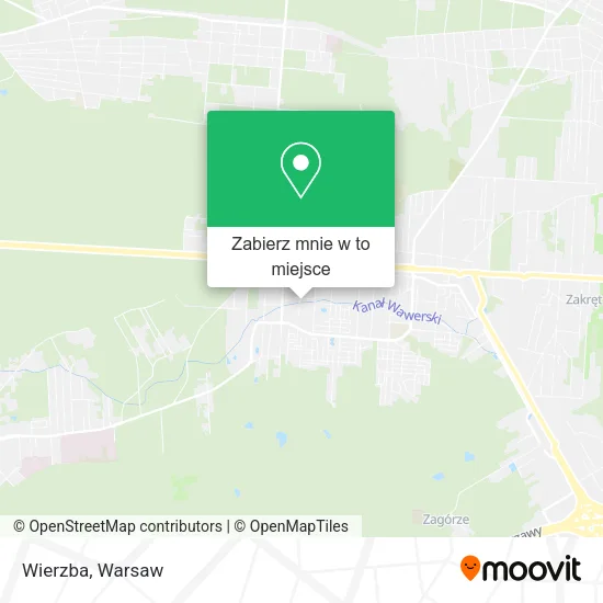Mapa Wierzba