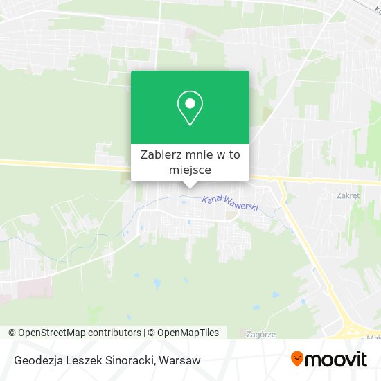 Mapa Geodezja Leszek Sinoracki