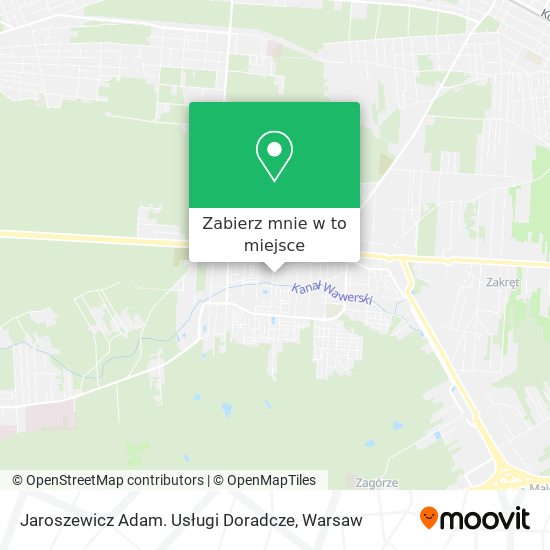 Mapa Jaroszewicz Adam. Usługi Doradcze