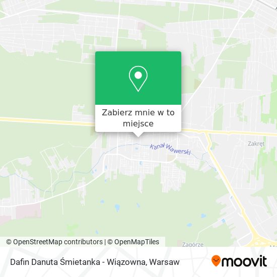 Mapa Dafin Danuta Śmietanka - Wiązowna