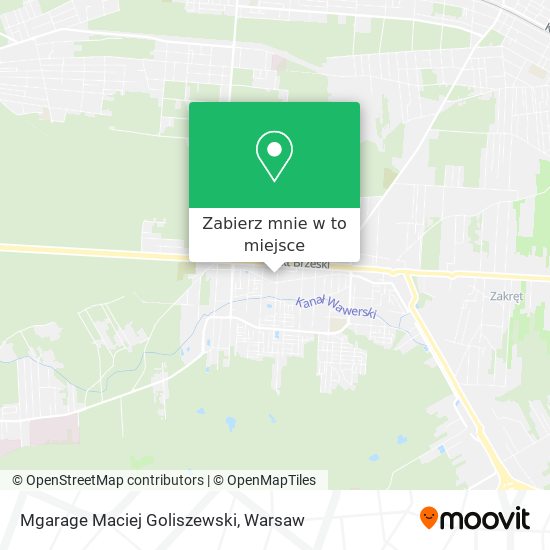 Mapa Mgarage Maciej Goliszewski