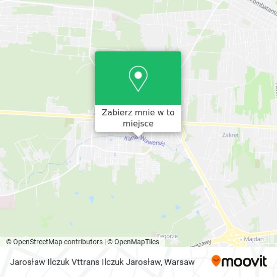 Mapa Jarosław Ilczuk Vttrans Ilczuk Jarosław