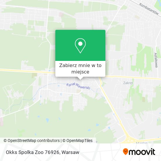 Mapa Okks Spolka Zoo 76926