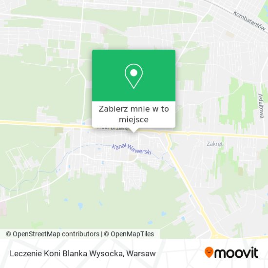 Mapa Leczenie Koni Blanka Wysocka