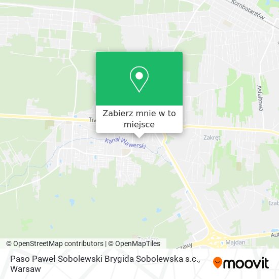 Mapa Paso Paweł Sobolewski Brygida Sobolewska s.c.