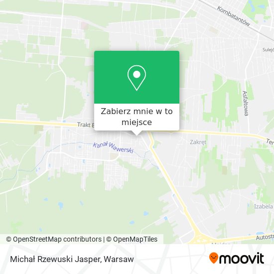 Mapa Michał Rzewuski Jasper