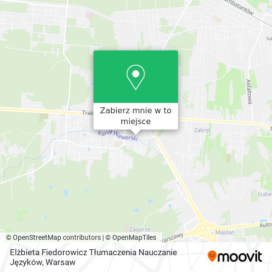 Mapa Elżbieta Fiedorowicz Tłumaczenia Nauczanie Języków