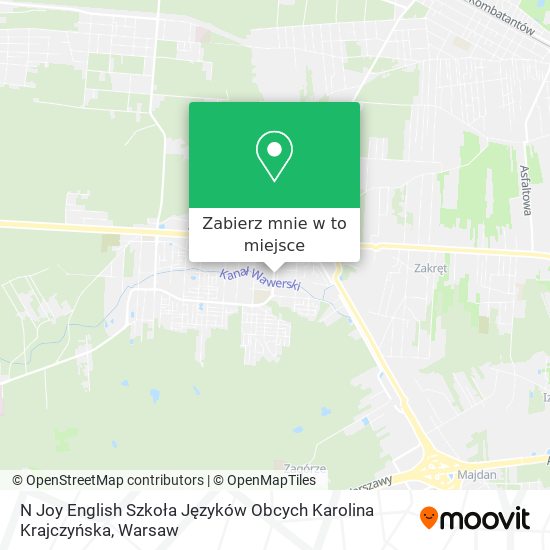 Mapa N Joy English Szkoła Języków Obcych Karolina Krajczyńska