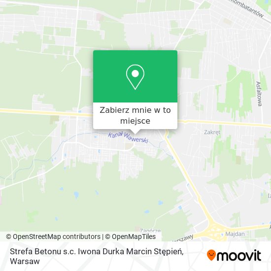 Mapa Strefa Betonu s.c. Iwona Durka Marcin Stępień