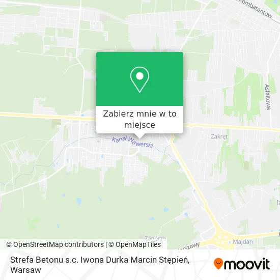 Mapa Strefa Betonu s.c. Iwona Durka Marcin Stępień