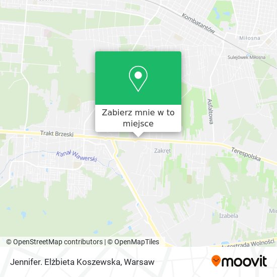 Mapa Jennifer. Elżbieta Koszewska